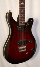 Load image into Gallery viewer, PRS Paul Reed Smith SE 277 Baritone Fire Red Burst electric guitar with gig bag used
