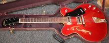Load image into Gallery viewer, Gretsch Streamliner 7566 Cherry Red Hollow Body Electric Guitar with case vintage 1970s
