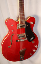 Load image into Gallery viewer, Gretsch Streamliner 7566 Cherry Red Hollow Body Electric Guitar with case vintage 1970s
