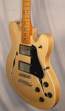 Load image into Gallery viewer, Squier by Fender Starcaster Natural Gloss Finish Semi-Hollow Electric Guitar used
