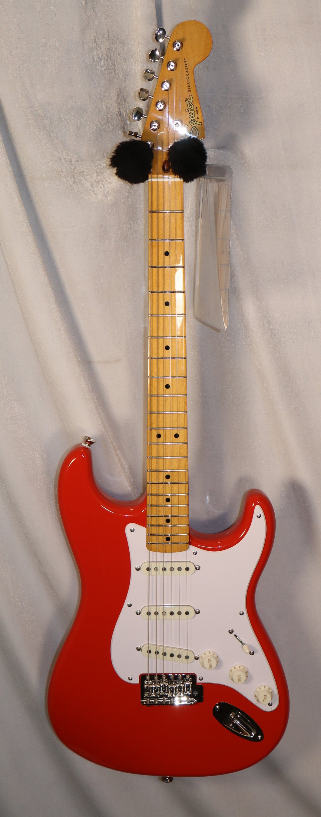 Squier by Fender 50s Classic Vibe Stratocaster Fiesta Red electric guitar used
