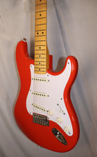 Load image into Gallery viewer, Squier by Fender 50s Classic Vibe Stratocaster Fiesta Red electric guitar used
