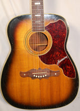 Load image into Gallery viewer, Harmony H1265 Sovereign Deluxe Sunburst Acoustic Guitar vintage 1960s Setup for optimal playability
