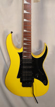 Load image into Gallery viewer, Ibanez Yellow RG450EXB 24-fret Locking Tremolo Electric Guitar used

