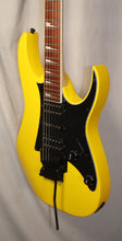 Load image into Gallery viewer, Ibanez Yellow RG450EXB 24-fret Locking Tremolo Electric Guitar used
