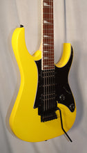 Load image into Gallery viewer, Ibanez Yellow RG450EXB 24-fret Locking Tremolo Electric Guitar used
