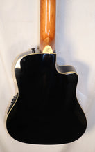 Load image into Gallery viewer, Beaver Creek BCRB50ILCE Left-Handed Mini/Travel Acoustic Electric Guitar with gig bag used Setup for optimal playability
