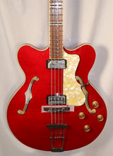 Load image into Gallery viewer, Hofner Contemporary Verythin Bass, Transparent Red HCT-500/7-TR
