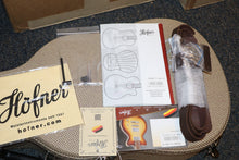 Load image into Gallery viewer, Hofner H500/1-64-0 1964 Reissue Violin Bass Sunburst with case COA candy NEW Made in Germany
