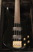 Load image into Gallery viewer, Ibanez Musician MC2940-BK Black Neck Through Fretless Bass Made in Japan 1986-87 vintage with case
