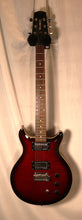 Load image into Gallery viewer, Hamer Model SATFW/DCB Archtop Dark Cherry Burst electric guitar used
