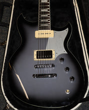 Load image into Gallery viewer, Reverend Sensei H90 Periwinkle Burst Set-Neck Electric Guitar with Two Tone Teardrop Case used

