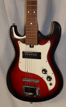 Load image into Gallery viewer, Teisco Silvertone Model 1406 Single Pickup Sunburst Solid Body electric guitar Made in Japan 1960s-70s
