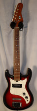 Load image into Gallery viewer, Teisco Silvertone Model 1406 Single Pickup Sunburst Solid Body electric guitar Made in Japan 1960s-70s
