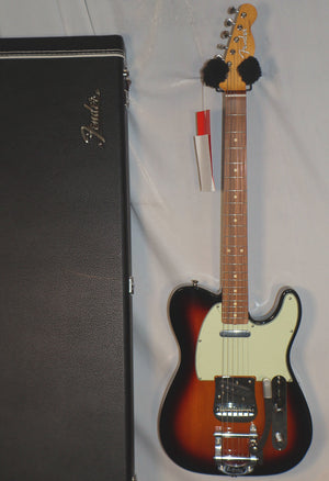 Fender Made in Mexico Vintera 60s Telecaster Bigsby Pau Ferro Sunburst with hard case used 2020