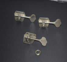 Load image into Gallery viewer, Fender Bass Tuning Machines Lot of 4 vintage 1960s - 2 complete Pre-CBS, 1 incomplete Pre-CGS, 1 Late 60s

