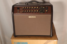 Load image into Gallery viewer, Boss Acoustic Singer Pro Acoustic Guitar Combo Amp with FS6 footswitch, custom cover, manual, original box used
