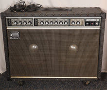 Load image into Gallery viewer, Roland Jazz Chorus JC-120 2x12" Guitar Combo Amp with cover used Made in USA
