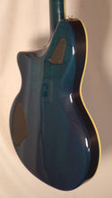 Load image into Gallery viewer, Washburn Custom Shop USA CT5 Centurion electric guitar with case used 1999 - Blue Flame Top
