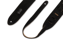 Load image into Gallery viewer, Levy’s MS12-Blk 2″ Wide Suede Guitar Strap In Black
