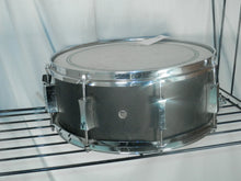 Load image into Gallery viewer, Pork Pie Little Squealer Matte Black 14&quot; Snare Drum used
