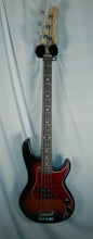 Load image into Gallery viewer, G&amp;L Fullerton Deluxe SB-1 3-tone Sunburst 4-string electric bass with gig bag used Made in USA
