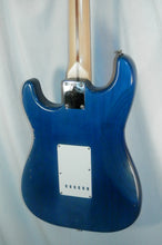 Load image into Gallery viewer, Fender USA Highway 1 Straocaster Sapphire Blue Transparent Satin Acrylic Lacquer Fnish Rosewood Fingerboard 2002 used Strat
