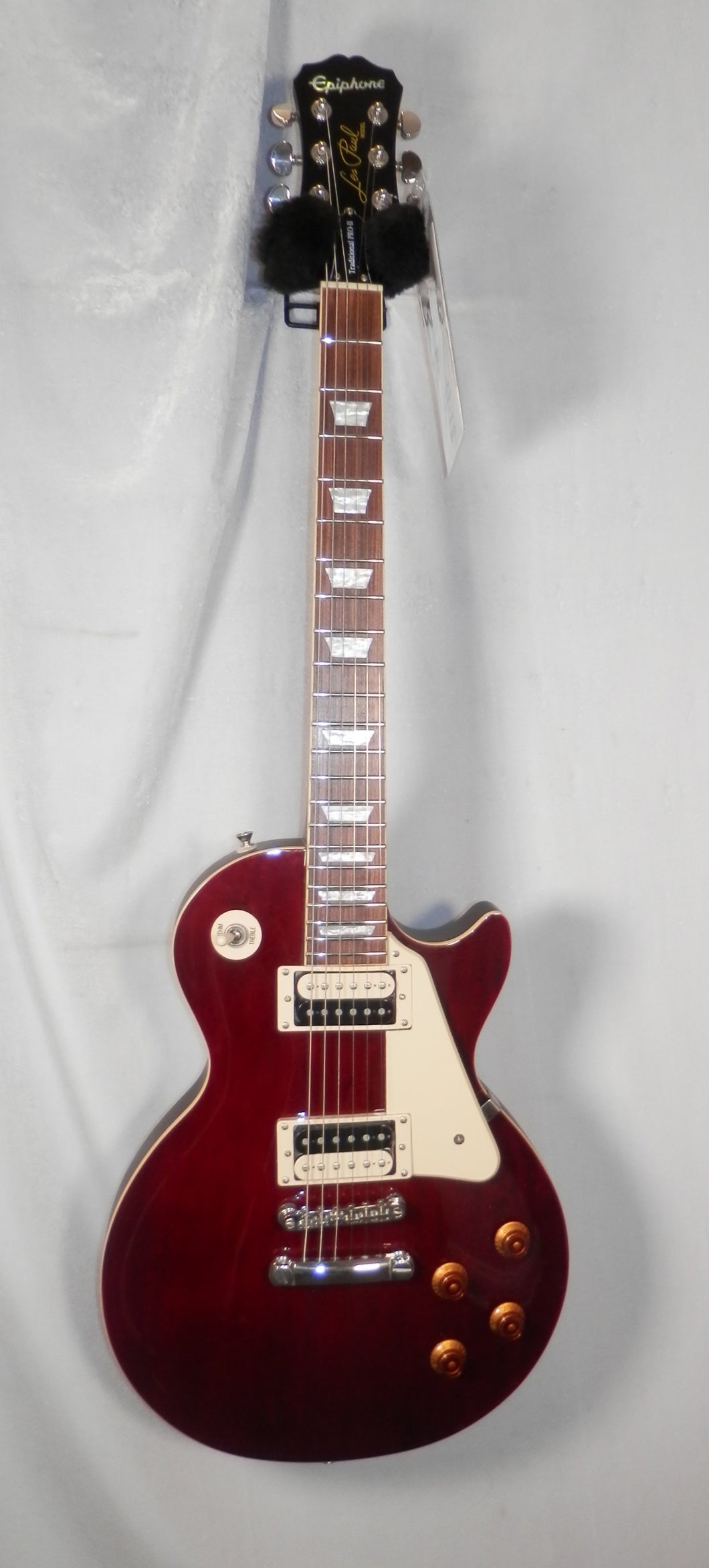 Epiphone Traditional Pro II Les Paul Wine Red electric guitar used