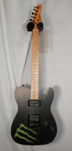 Load image into Gallery viewer, Schecter Diamond Series Tele Monster Energy Satin Black electric guitar used
