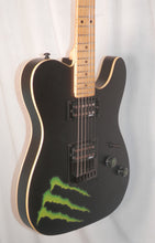 Load image into Gallery viewer, Schecter Diamond Series Tele Monster Energy Satin Black electric guitar used
