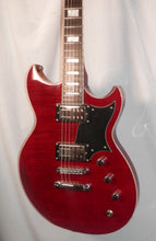 Load image into Gallery viewer, Reverend Sensei RA FM Red Flame Maple electric guitar used
