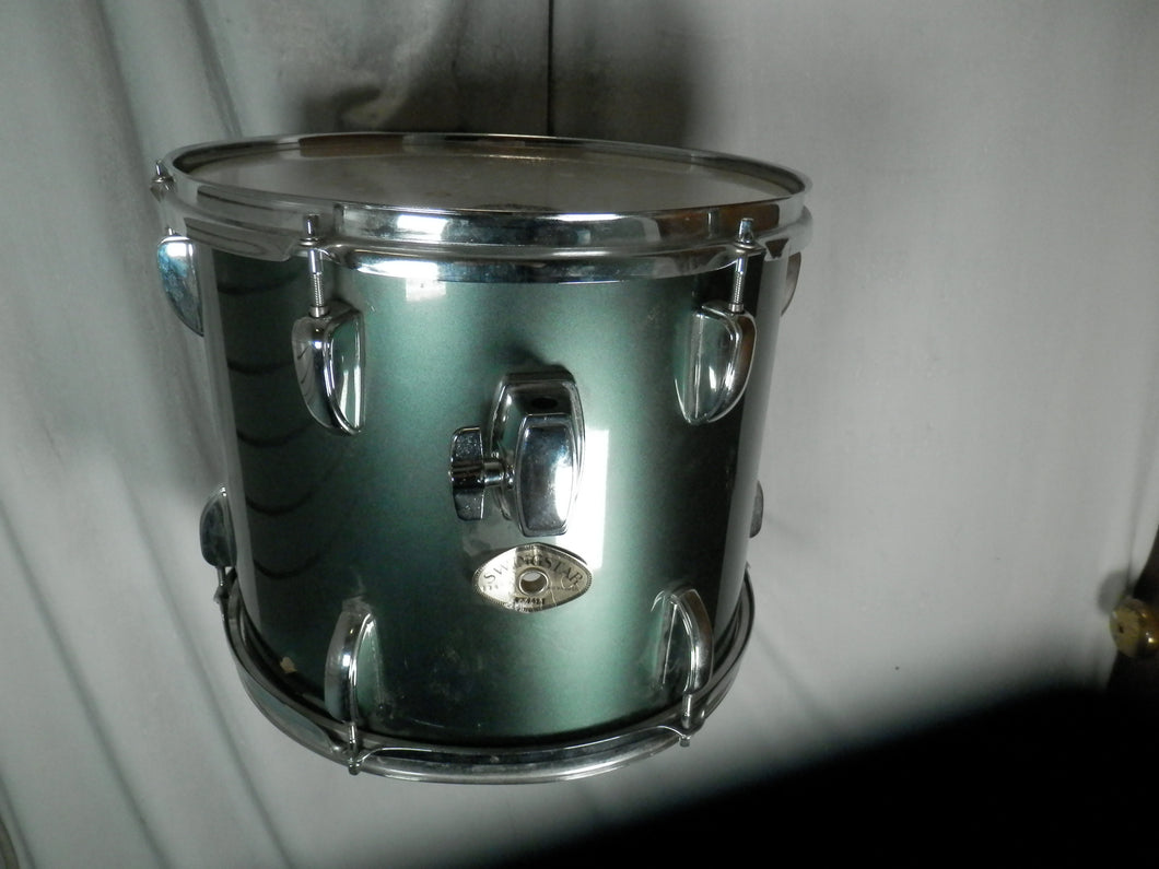 Tama Swingstar 13 x 10 mounted tom drum gray wrap finish used