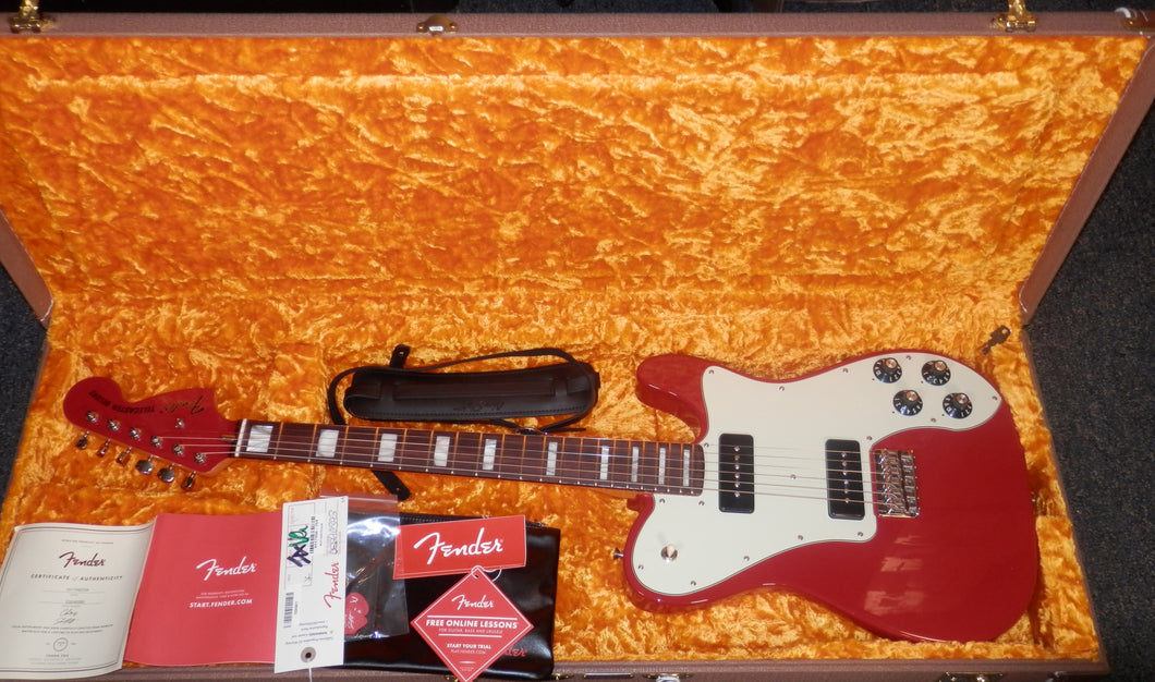 Fender USA Chris Shifflet Cleaver Telecaster Deluxe Dakota Red with case and candy 2024