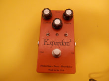 Load image into Gallery viewer, Expandora^2 Distortion Fuzz Overdrive guitar effect pedal used
