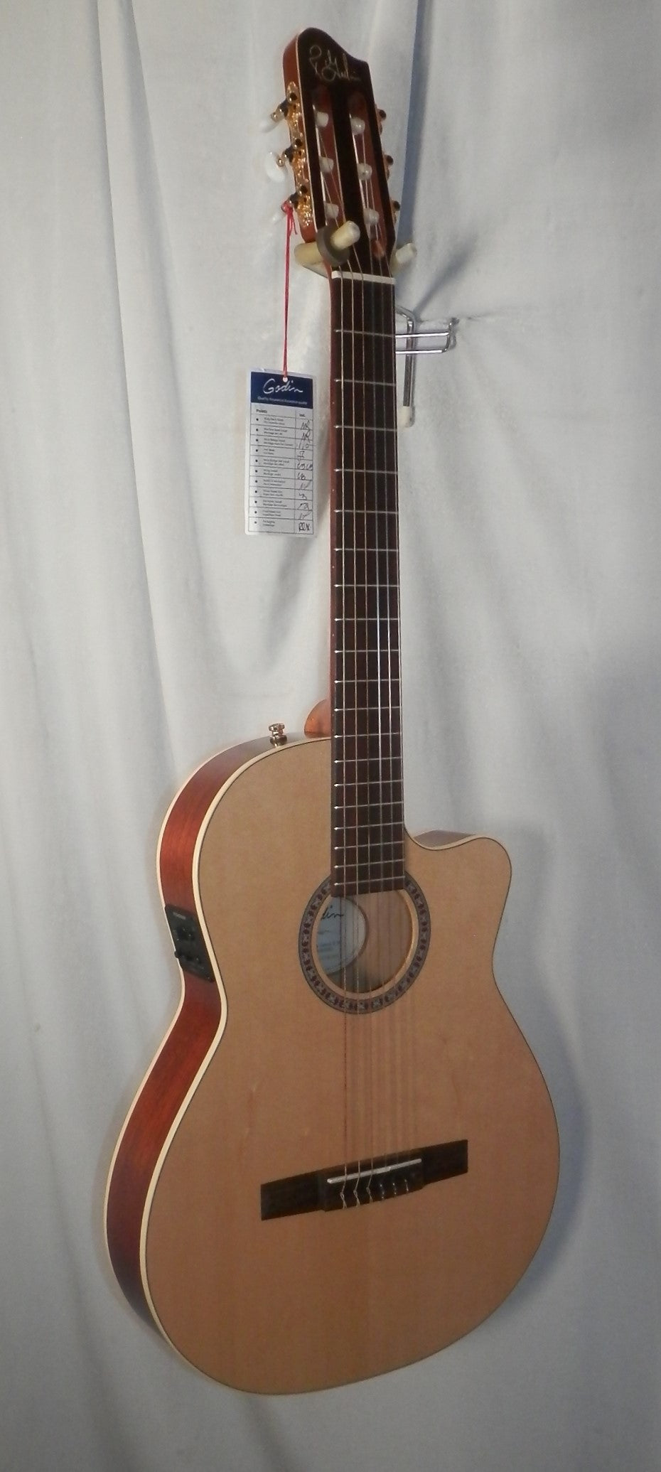 Godin Arena CW Clasica II Thin Body Nylon String Cutaway Acoustic Electric Guitar used SF/B-stock