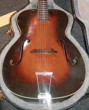 Load image into Gallery viewer, Martin C-1 Sunburst F-Hole Archtop Acoustic Guitar vintage 1935 with TKL case
