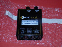 Load image into Gallery viewer, K&amp;K Sound Dual Channel Pro ST Stereo Guitar Preamp/EQ *Open Box*
