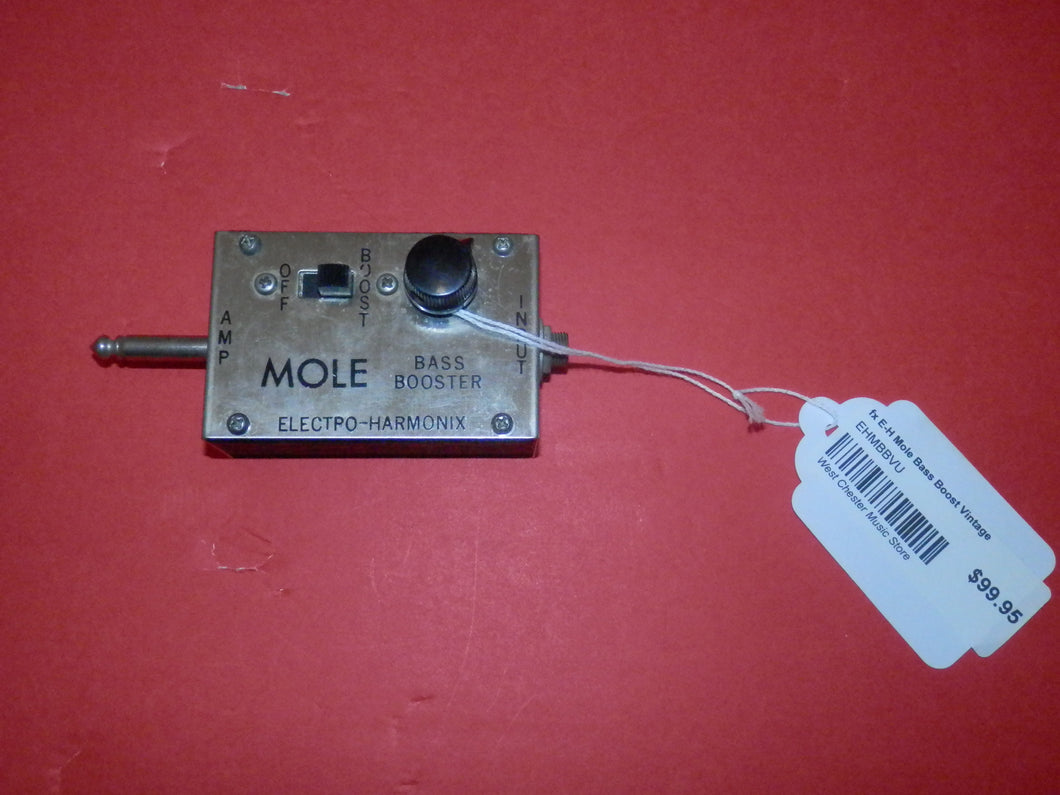 Electro-Harmonix Mole Bass Booster bass effect used