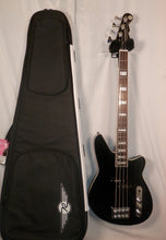 Load image into Gallery viewer, Reverend Sentinel RW Midnight Black 30&quot; Scale electric bass with soft case new
