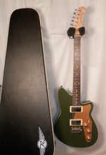 Load image into Gallery viewer, Reverend Jetstream HB Army Green Rosewood Wilkinson with hard case
