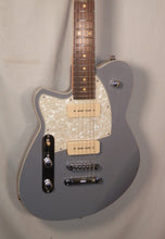 Load image into Gallery viewer, Reverend Charger 290 Periwinkle Rosewood Left-Handed Electric Guitar with hard case
