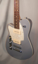 Load image into Gallery viewer, Reverend Charger 290 Periwinkle Rosewood Left-Handed Electric Guitar with hard case
