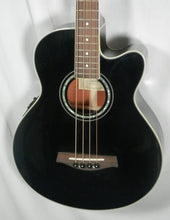 Load image into Gallery viewer, Ibanez AEB10BE-BK-14-02 Black Acoustic Electric Bass with case used
