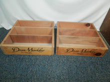 Load image into Gallery viewer, Dean Markley Wooden Boxes for Guitar String Retail Display used Pair of 2 boxes
