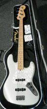 Load image into Gallery viewer, Fender American Standard Jazz Bass Inca Silver with case used 1998 Made in USA
