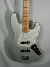 Load image into Gallery viewer, Fender American Standard Jazz Bass Inca Silver with case used 1998 Made in USA
