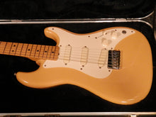 Load image into Gallery viewer, Fender Made in U.S.A. Bullet S-3 Maple Fretboard Butterscotch electric guitar with case used vintage 1981
