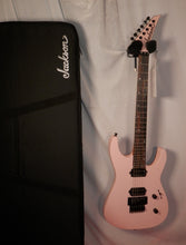 Load image into Gallery viewer, Jackson American Virtuoso Floyd Rose Shell Pink 24-fret electric guitar with case used
