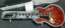 Load image into Gallery viewer, Eastman T486L Classic Finish Thinline Lefty Semi-Hollow Electric Guitar with case used
