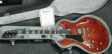 Load image into Gallery viewer, Eastman T486L Classic Finish Thinline Lefty Semi-Hollow Electric Guitar with case used
